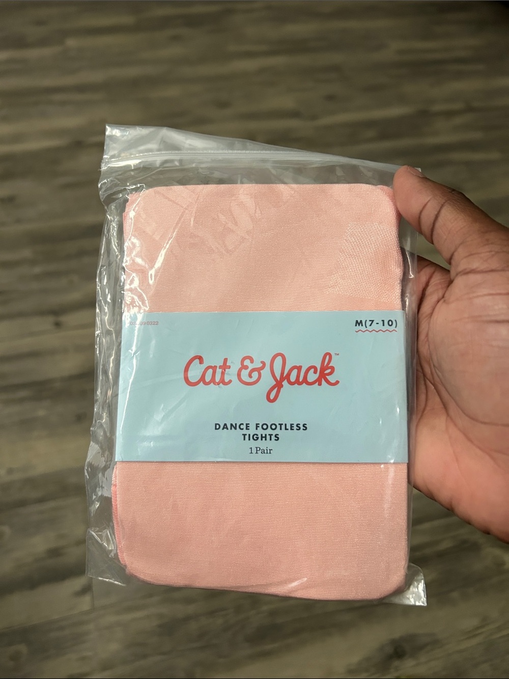 Cat & Jack Light Pink Footless Dance Tights